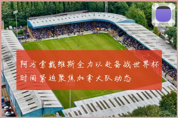 阿方索戴维斯全力以赴备战世界杯时间紧迫聚焦加拿大队动态